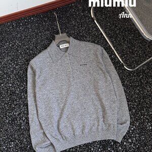 Miumiu couple-style men's and women's fitted base layer shirts